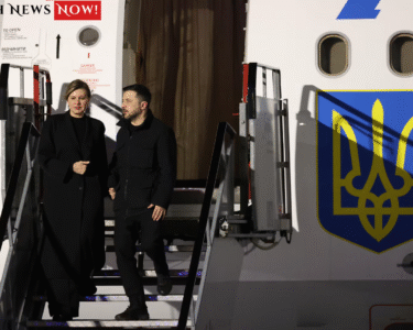 Ukrainian President Zelenskyy Arrives in Dublin for Historic First Official Visit