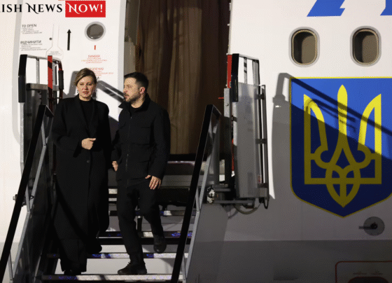 Ukrainian President Zelenskyy Arrives in Dublin for Historic First Official Visit