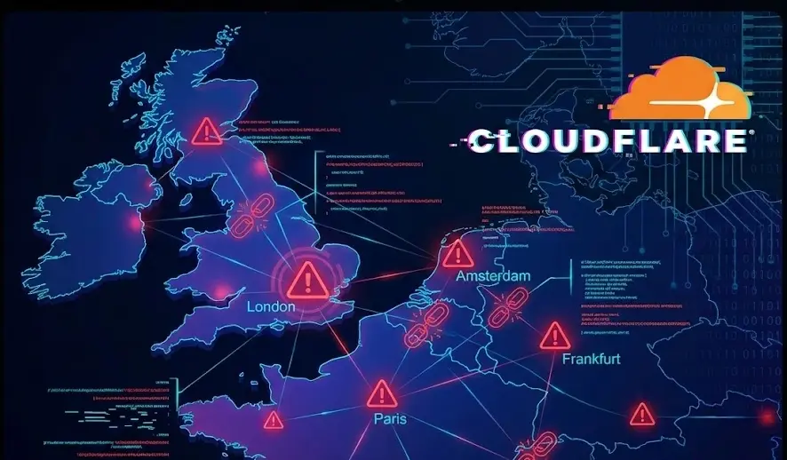 Cloudflare Down Today in UK & Europe: Major Outage Hits Websites Worldwide