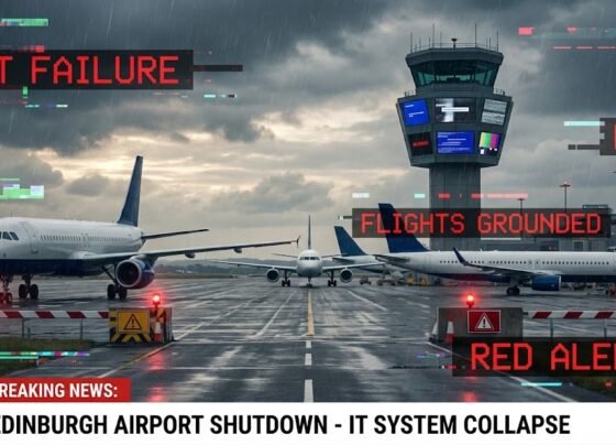Edinburgh Airport Suspends All Flights After IT Air Traffic Control Failure