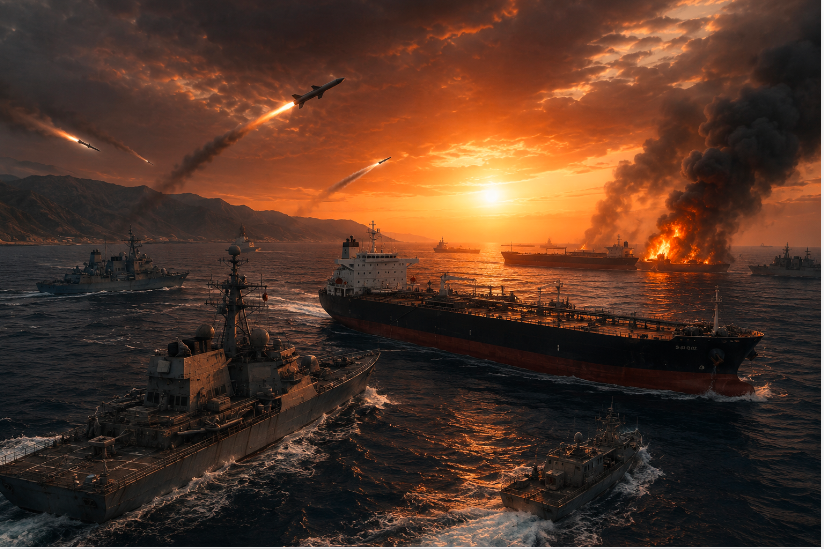 US and Iran Trade Strikes After Tanker Attacks in Strait of Hormuz