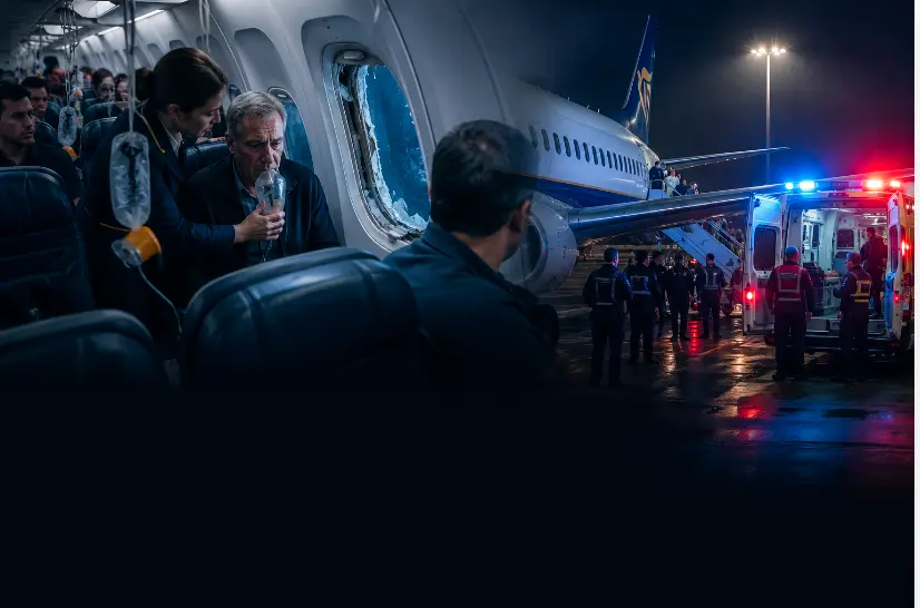 Ryanair Passenger Says Airline Only Offered Rebooking After Terrifying Plane Window Incident