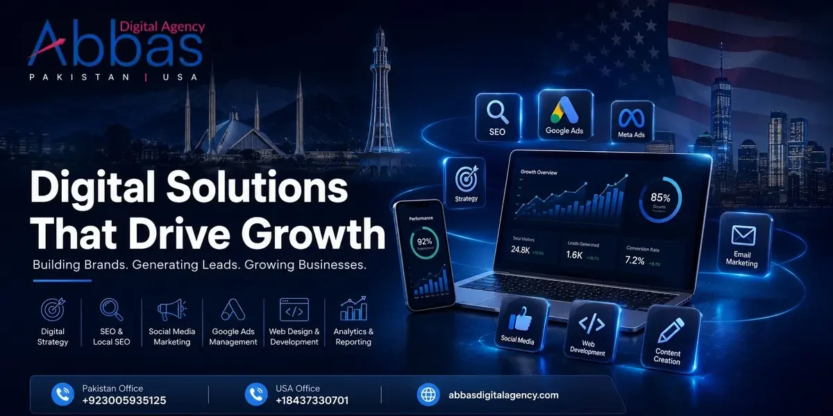 How Abbas Digital Agency Is Redefining Digital Growth for Businesses in Pakistan and the USA