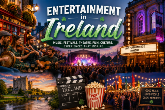Live Irish music and entertainment festival in Ireland with a lively crowd