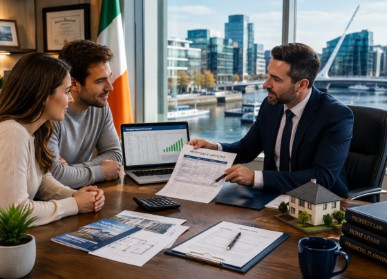 Mortgages advisor helping first-time home buyers choose the best mortgage in Ireland