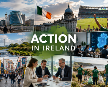 Action in Ireland showing important developments across the country