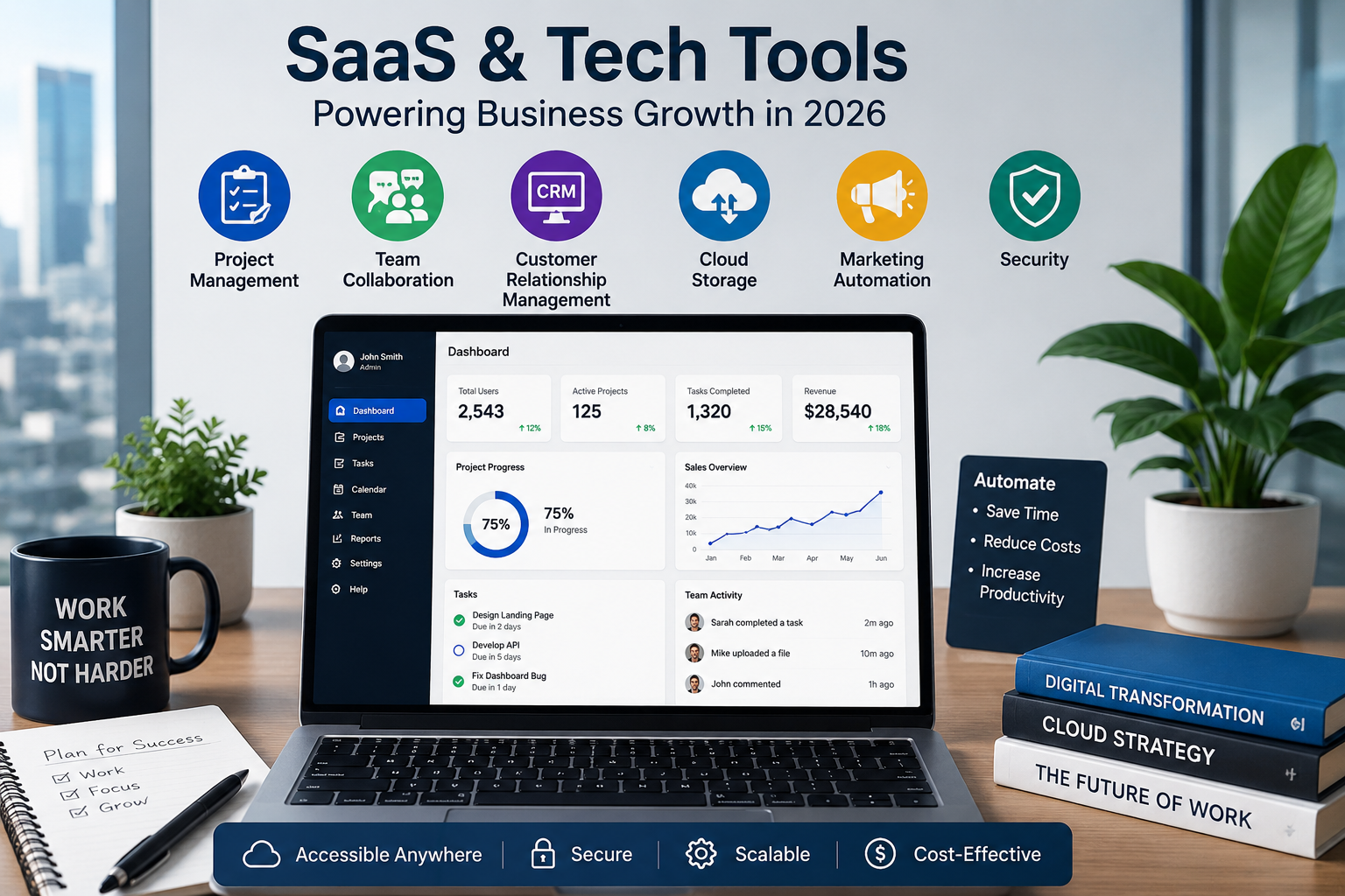 SaaS & Tech Tools in Ireland: Driving Business Growth Through Smart Technology